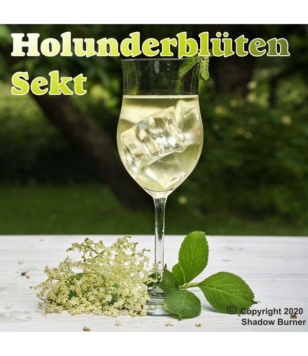 Holunderblüten Sekt Aroma Shadow Burner