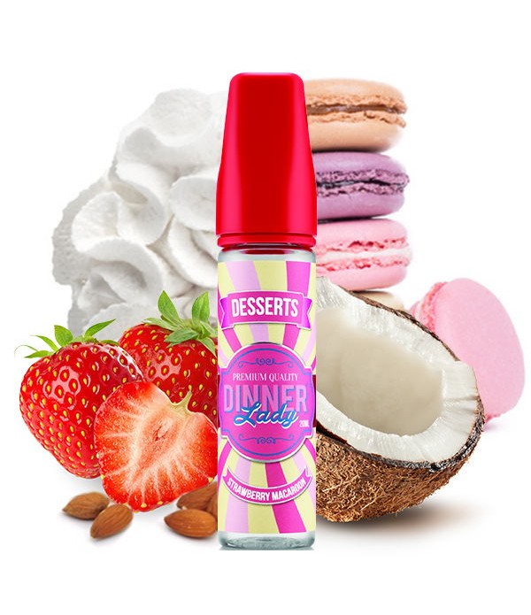 Strawberry Macaroon Longfill Dessert Aroma DINNER Lady