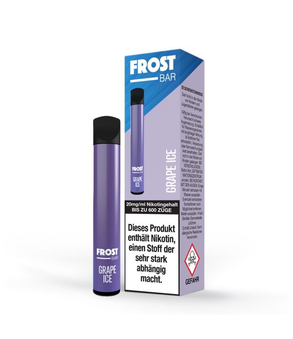 Dr. Frost Bar Disposable E-Zigarette Grape Ice