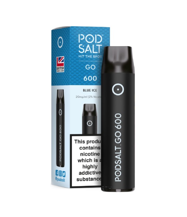 Pod Salt Go 600 Einweg E-Zigarette Blue Ice