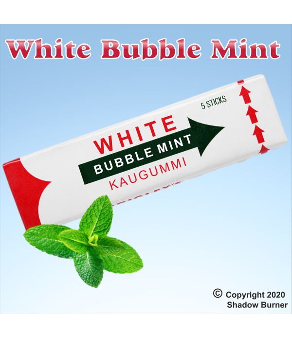 White Bubble Mint Aroma Shadow Burner