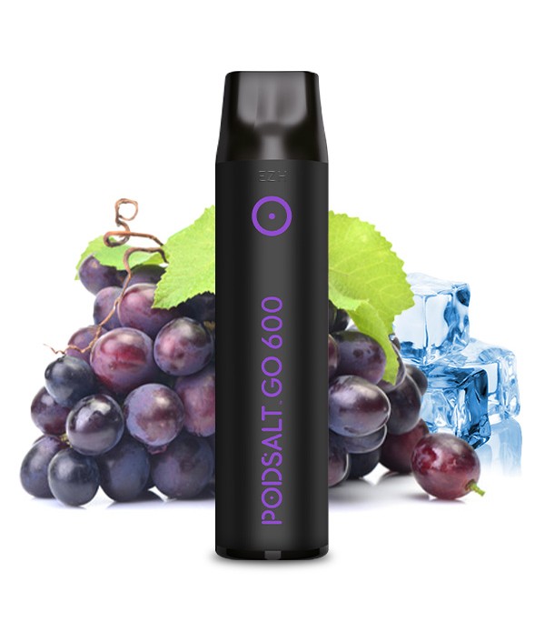 Pod Salt Go 600 Einweg E-Zigarette Grape Ice