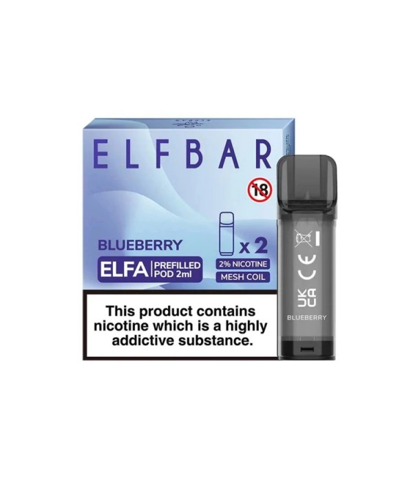 Blueberry Prefilled Ersatz Pod ELFA Elf Bar