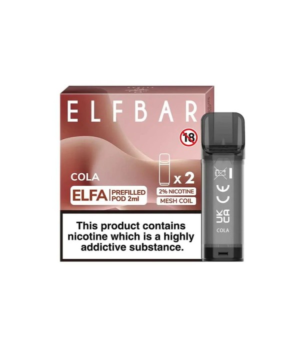 Cola Prefilled Ersatz Pod ELFA Elf Bar