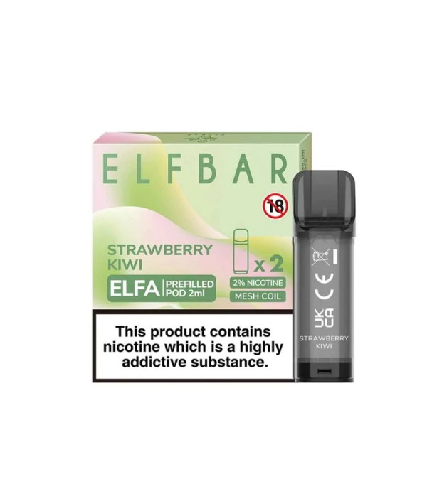 Strawberry Kiwi Prefilled Ersatz Pod ELFA Elf Bar