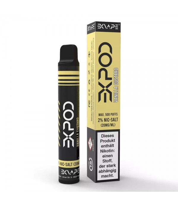 eXvape Expod Disposable E-Zigarette Vanilla Custar...