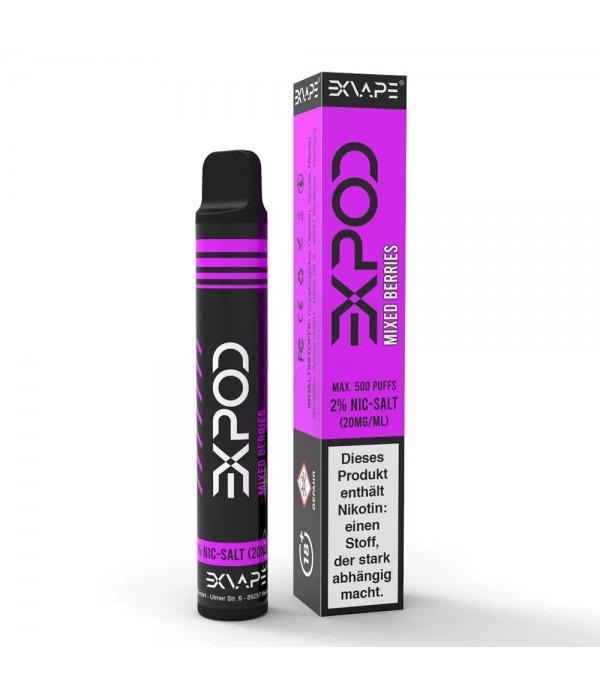 eXvape Expod Disposable E-Zigarette Mixed Berries