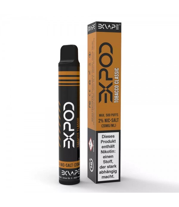 eXvape Expod Disposable E-Zigarette Tobacco Classi...