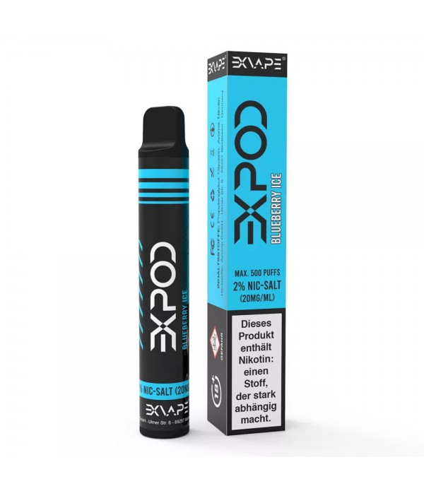 eXvape Expod Disposable E-Zigarette Blueberry Ice