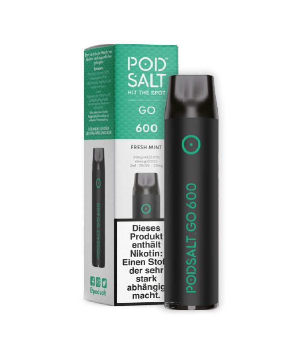 Pod Salt Go 600 Einweg E-Zigarette Fresh Mint