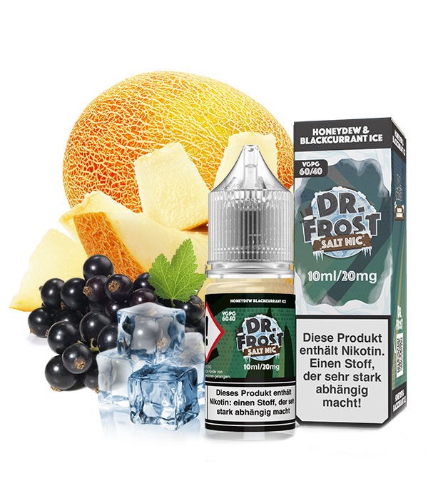 Honeydew Blackcurrant Ice Nikotinsalz Liquid Dr. Frost Salt Nic