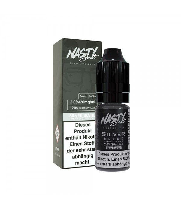 Silver Blend Tobacco Nikotinsalz Liquid Nasty Juic...