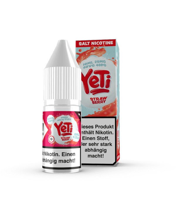 Strawberry Nikotinsalz Liquid Yeti