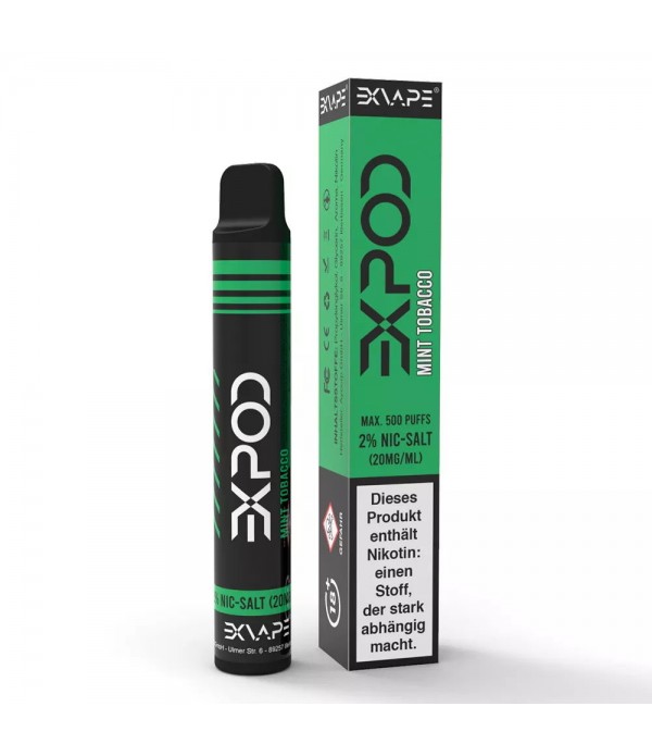 eXvape Expod Disposable E-Zigarette Mint Tobacco