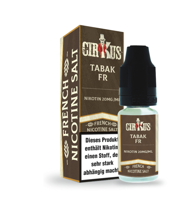 Tabak FR Nikotin Salz Liquid Authentic CirKus