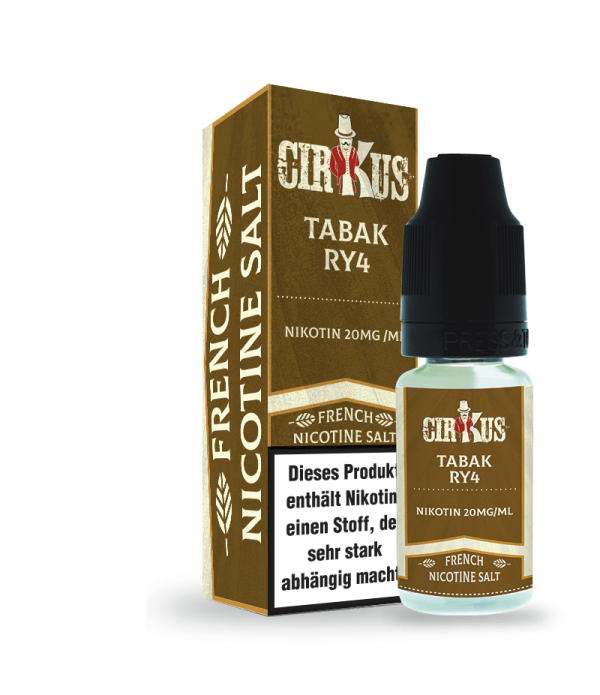 Tabak RY4 Nikotin Salz Liquid Authentic CirKus