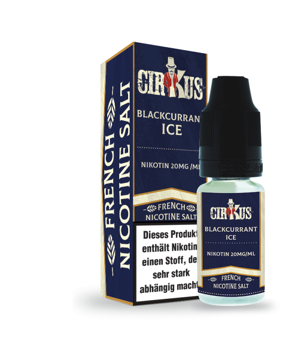 Blackcurrant Ice Nikotin Salz Liquid Authentic Cir...