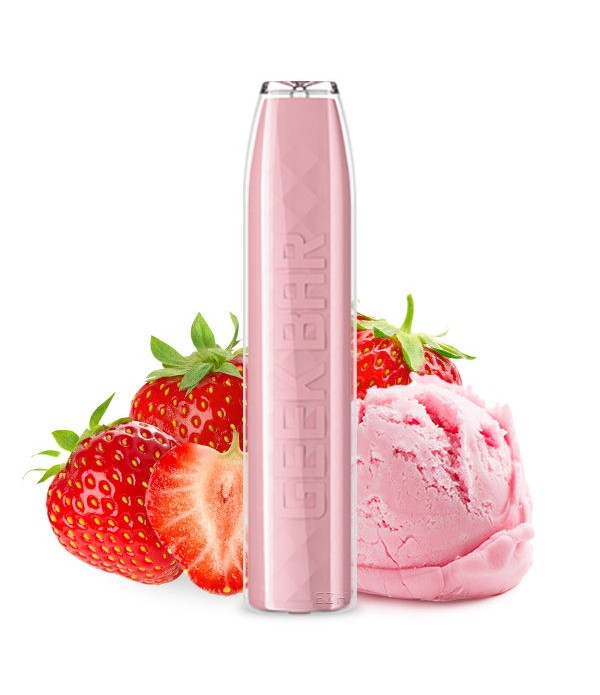 Geek Bar Disposable E-Zigarette Strawberry Ice Cre...