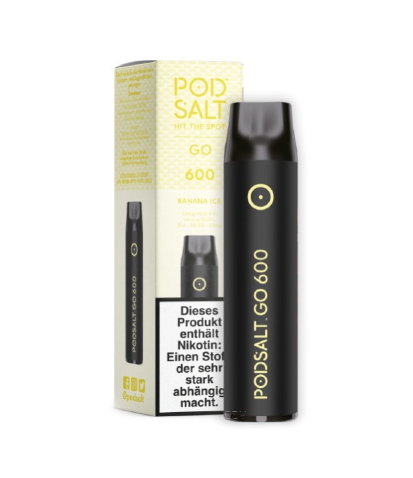 Pod Salt Go 600 Einweg E-Zigarette Banana Ice