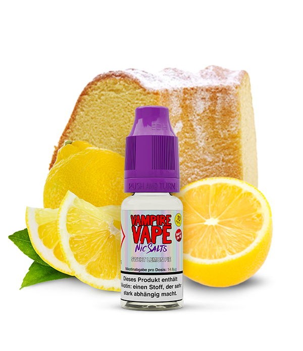 Sweet Lemon Pie Nikotinsalz Liquid Vampire Vape