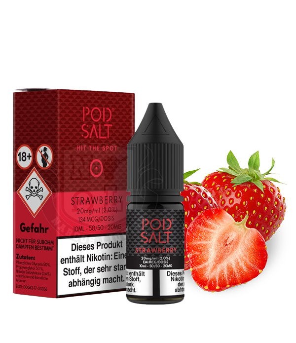 Strawberry Nikotinsalz Liquid Pod Salt Fusion