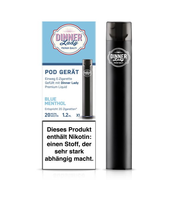 Dinner Lady Disposable Pod Device - Blue Menthol