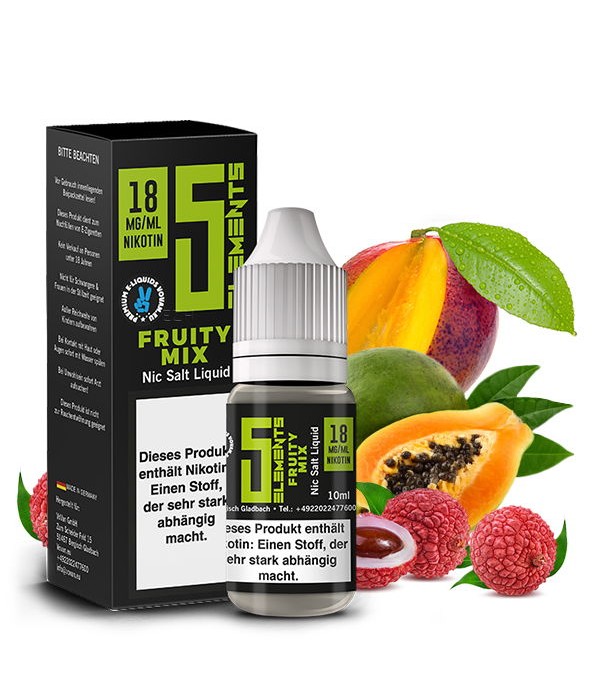 Fruity Mix Nikotinsalz Liquid 5 Elements