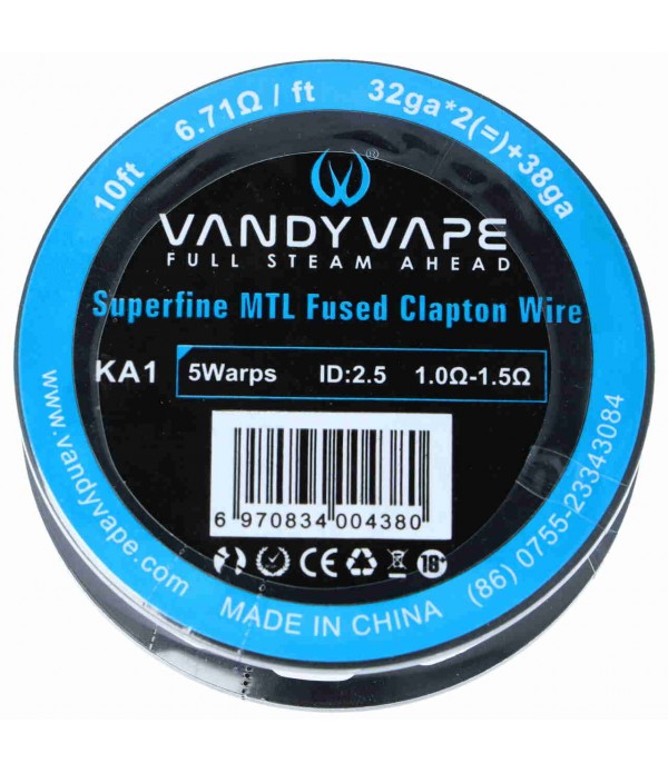 Vandy Vape Superfine MTL Fused Clapton Draht