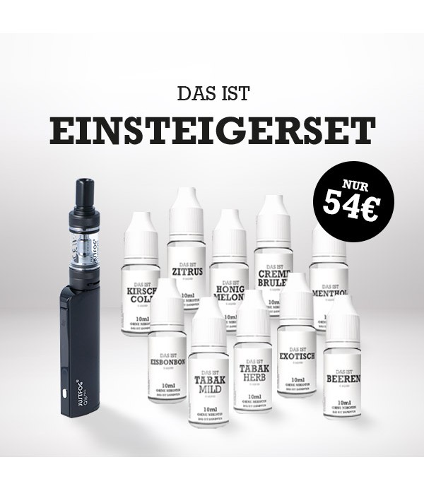 Einsteigerset E-Zigarette & Liquid